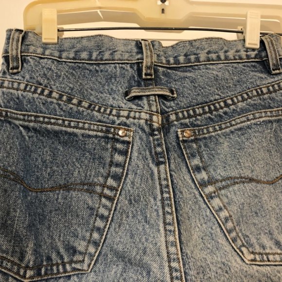 Vintage 100% Cotton High Rise Straight Slim Legged Jeans, Korean brand "Sparta" - Picture 6 of 8